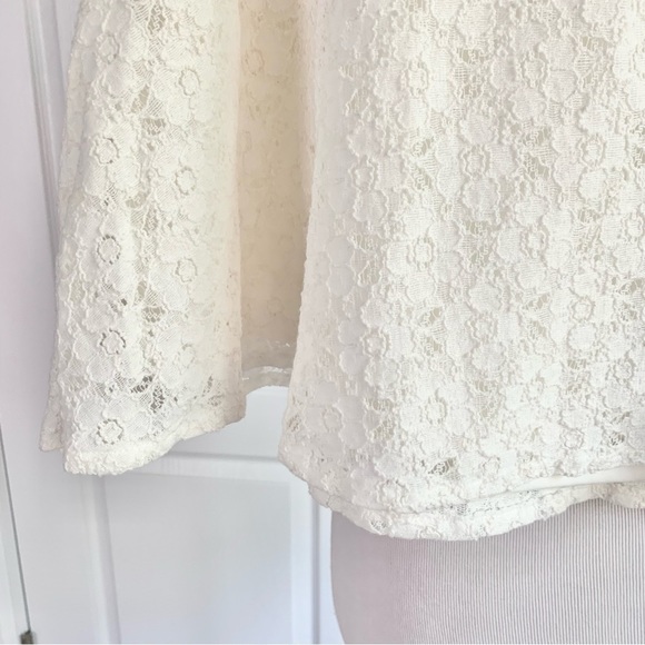 L’amour by Nanette Lenore White Lace Circle Skirt - Picture 10 of 12